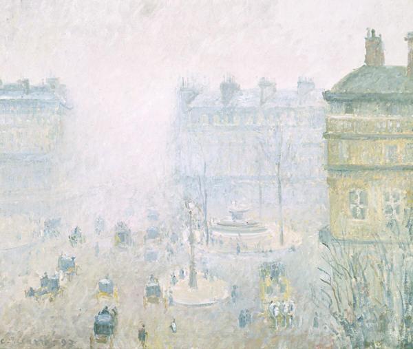 Camille Pissarro Fog Effect France oil painting art